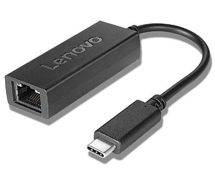 Lenovo USB-C to Ethernet Adapter - nettverksadapter - USB-C - Gigabit Ethernet x 1 (4X90S91831)