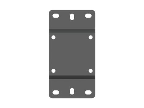 MULTIBRACKETS M Pro Series Wallmount Plate Slim Small (7350073736980)