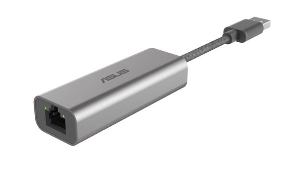ASUS USB-C2500 USB Type-A 2.5G Base-T Ethernet Adapter (90IG0650-MO0R0T)