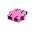 LinkIT Fiber adapter SC/SC Duplex MM , Clips and flanges , Magenta