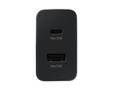 SAMSUNG Power Adapter Super Fast Charg. Duo USB-A 15W USB-C 35W without cable Black (EP-TA220NBEGEU)