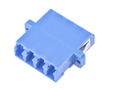 LinkIT Fiber adapter LC/LC Quadruplex SM | Clips and flanges | blue