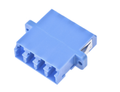 LinkIT Fiber adapter LC/LC Quadruplex SM , Clips and flanges , blue