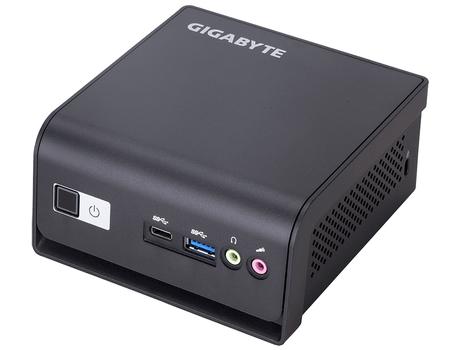 GIGABYTE e BRIX GB-BLCE-4000RC (rev. 1.0) - Barebone - Ultra Compact PC Kit - 1 x Celeron N4000 / 1.1 GHz - RAM 0 GB - UHD Graphics 600 - Gigabit Ethernet (GB-BLCE-4000RC)