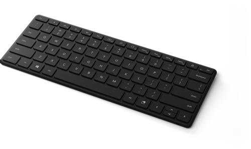 MICROSOFT DESIGNERCOMPACT KB EN-EU LAYOUT QWERTY BLACK UK LAYOUT WRLS (21Y-00008)