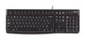 LOGITECH K120 Corded Keyboard black USB for Business - EMEA (UK) (920-002524)