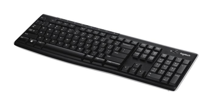 LOGITECH Wireless Keyboard K270 Keyboard wireless 2.4 GHz (UK) (920-003745)