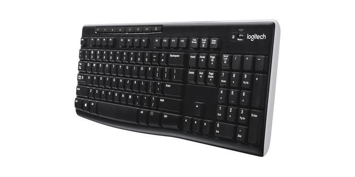 LOGITECH Wireless Keyboard K270 Keyboard wireless 2.4 GHz (UK) (920-003745)