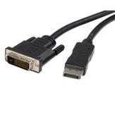 StarTech 6ft / 1.8m DisplayPort to DVI Cable - 1920x1200 - DVI Adapter Cable - Multi Monitor Solution for DP to DVI Setup (DP2DVIMM6) - DisplayPort-kabel - 1.8 m (DP2DVIMM6)