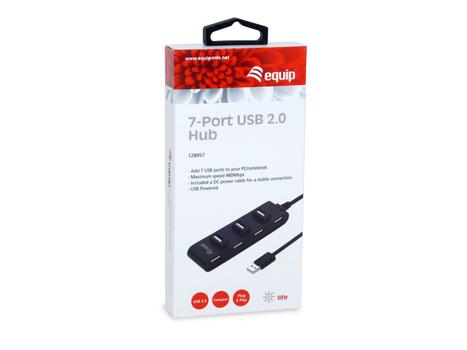 EQUIP 7-Port Usb 2.0 Hub (128957)