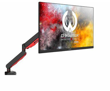 IIYAMA a DSG3001C-R1 - Mounting kit - adjustable arm - for LCD display - black, dynamic red - screen size: 17"-30" - desk-mountable (DSG3001C-R1)