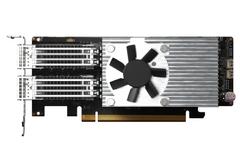 QNAP 2PORT QSFP28 100GBE NW EXP CARD LOWPROFILE FORMFACT PCIEGEN4X16 CTLR