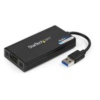 StarTech USB 3.0 to HDMI Adapter - DisplayLink Certified - 4K 30Hz - videogrensesnittsomformer - TAA-samsvar - HDMI / USB - 20 cm