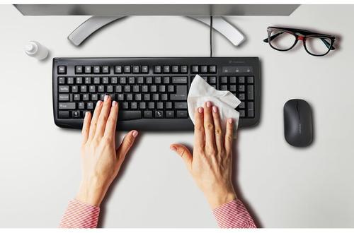 KENSINGTON Pro Fit Washable - Tastatur - USB - Pan-Nordic - Schwarz (K64407PN)