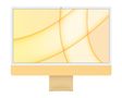 APPLE iMac 4.5K 59.62cm 23.5inch M1 Chip 8C CPU and 8C GPU 16C N.E. 8GB 512GB SSD MM MaKey TID DE - Yellow