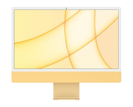 APPLE iMac 24-inch Yellow/M1 8C CPU & 8C GPU/8GB RAM/256GB SSD/ Danish Keyboard/ Magic Mouse (Z12S_27_SE_CTO)