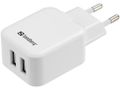 SANDBERG AC Charger Dual USB 2.4+1A EU (440-57)