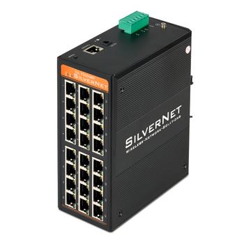 SILVERNET Industrial Gigabit PoE+  (SIL 73024MP)