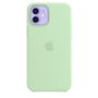 APPLE iPhone 12/12 Pro Silicone Case with MagSafe - Pistachio