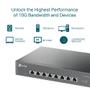 TP-LINK 8-Port 10G Multi-Gigabit Switch PORT: 8Ã 10G RJ45 Ports SPEC: 1U 13-inch Rack-mountable Steel Case FEATURE: Plug and Play (TL-SX1008)