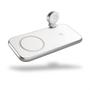 ZENS 4in1 Lader Designet for Magsafe 10W+Plass for Magsafe + USB-A + Apple Watch