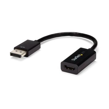 StarTech DisplayPort 1.2 to HDMI Adapter - 4K 30Hz - Active Audio Video Converter for DP laptop computers and HDMI Monitor Displays (DP2HD4KS) - videokonverter (DP2HD4KS)