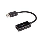 StarTech DisplayPort 1.2 to HDMI Adapter - 4K 30Hz - Active Audio Video Converter for DP laptop computers and HDMI Monitor Displays (DP2HD4KS) - videokonverter (DP2HD4KS)