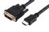 LinkIT Skärmkablar HDMI A - DVI 2 m HDMI A male  - DVI-D male