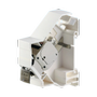 LinkIT LinkIT1-port Keystoneadapter DIN-skinne For UTP og STP kontakter