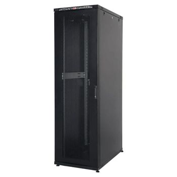 Lande Serverskap Svart 42U B600xD1000 DYNAmic | m/perf. dørblad foran/bak (CB42U6010-BL-231-A1)