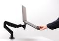 MULTIBRACKETS Laptop Holder Gas Lift Arm White (7350022737518)