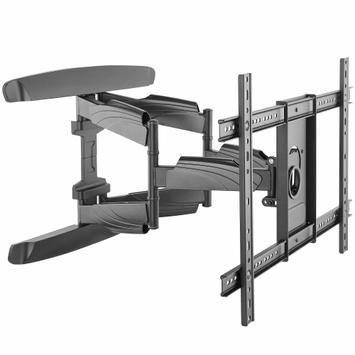 StarTech TV Wall Mount supports up to 70 inch VESA Displays, Low Profile Full Motion Universal TV Flat Screen Wall Mount Heavy Duty Adjustable Tilt/ Swivel Articulating Arm Bracket - Cable Management (FPWARTB2) (FPWARTB2)