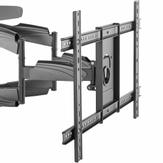 StarTech TV Wall Mount supports up to 70 inch VESA Displays, Low Profile Full Motion Universal TV Flat Screen Wall Mount Heavy Duty Adjustable Tilt/ Swivel Articulating Arm Bracket - Cable Management (FPWARTB2) (FPWARTB2)