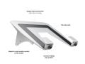 MULTIBRACKETS M Laptop Holder Gas Lift Arm Silver (7350022737532)