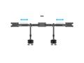 MULTIBRACKETS M VESA Desktopmount Triple Desk Clamp 24"-32" (7350105210389)