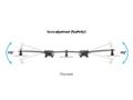 MULTIBRACKETS M VESA Desktopmount Triple Desk Clamp 24"-32" (7350105210389)