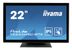 IIYAMA ProLite T2234MSC-B7X - LED monitor - 22" (21.5" viewable) - touchscreen - 1920 x 1080 Full HD (1080p) @ 60 Hz - IPS - 350 cd/m² - 1000:1 - 8 ms - HDMI, VGA, DisplayPort - speakers - matte black