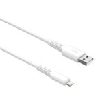 Elivi USB A til Lightning kabel 2 meter Hvit (ELV-USBLT-002W)