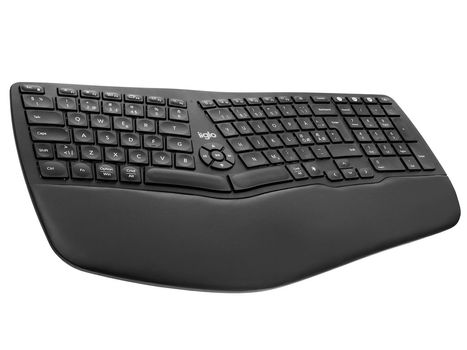 IIGLO ERGO Kx trådløst ergonomisk tastatur USB mottaker, wifi+bluetooth,  ergonomisk ,nordisk layout, scissor switches (IIERGOKEYX)