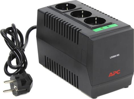 APC LINE-R 600VA AUTOMATIC VOLTAGE REGULATOR 230V 3 SCHUKO OUTLETS ACCS (LS595-RS)