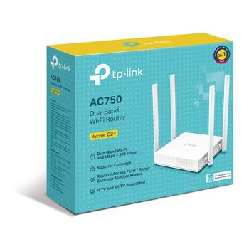 TP-LINK ARCHER C24 AC750 DB WIFI ROUTER (ARCHER-C24)