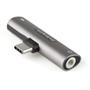 STARTECH StarTech.com USB C Audio and Charge Adapter with 3.5mm TRRS Jack and 60W USB C Power Delivery (CDP235APDM)