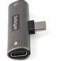 STARTECH StarTech.com USB C Audio and Charge Adapter with 3.5mm TRRS Jack and 60W USB C Power Delivery (CDP235APDM)