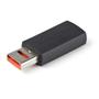 STARTECH StarTech.com Secure Charging USB Data Blocker Adapter No Data Charge Power Only Adapter for Phone Tablet (USBSCHAAMF)