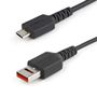 STARTECH 1m USB data blocker cable - USB-A to Micro-B Secure charging cable - no data transfer - for mobile phone/tablet