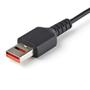 STARTECH 1m USB data blocker cable - USB-A to USB-C Safe charging cable - no data transfer - for mobile phone/ tablet (USBSCHAC1M)