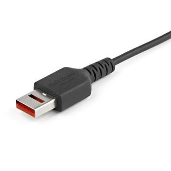 STARTECH 1m USB data blocker cable - USB-A to Micro-B Secure charging cable - no data transfer - for mobile phone/ tablet (USBSCHAU1M)