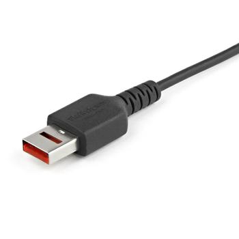 STARTECH 1m USB data blocker cable - USB-A to Micro-B Secure charging cable - no data transfer - for mobile phone/ tablet (USBSCHAU1M)