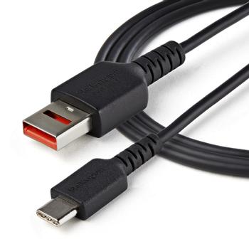 STARTECH 1m USB data blocker cable - USB-A to USB-C Safe charging cable - no data transfer - for mobile phone/ tablet (USBSCHAC1M)