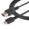 STARTECH 1m USB data blocker cable - USB-A to Micro-B Secure charging cable - no data transfer - for mobile phone/ tablet (USBSCHAU1M)